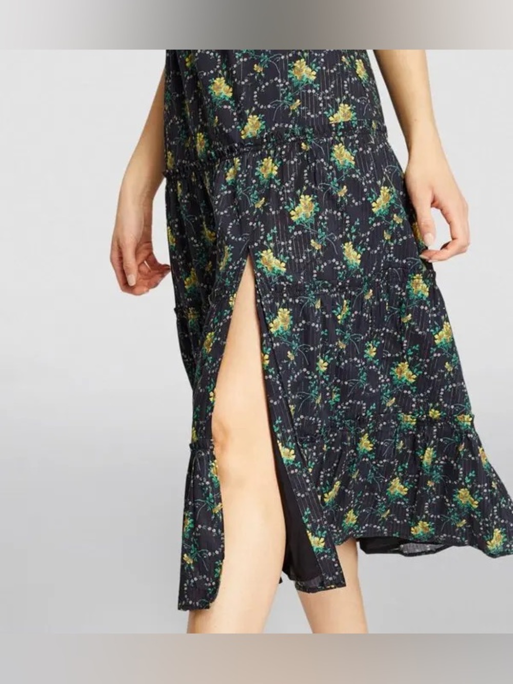 Paige Tamika Midi Dress/Size Large - Picture 2 of 12